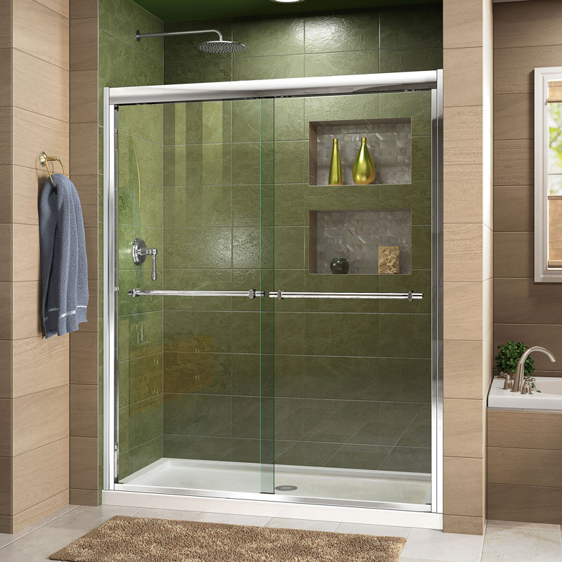DreamLine Duet 48" x 72" Bypass SemiFrameless Shower Door with